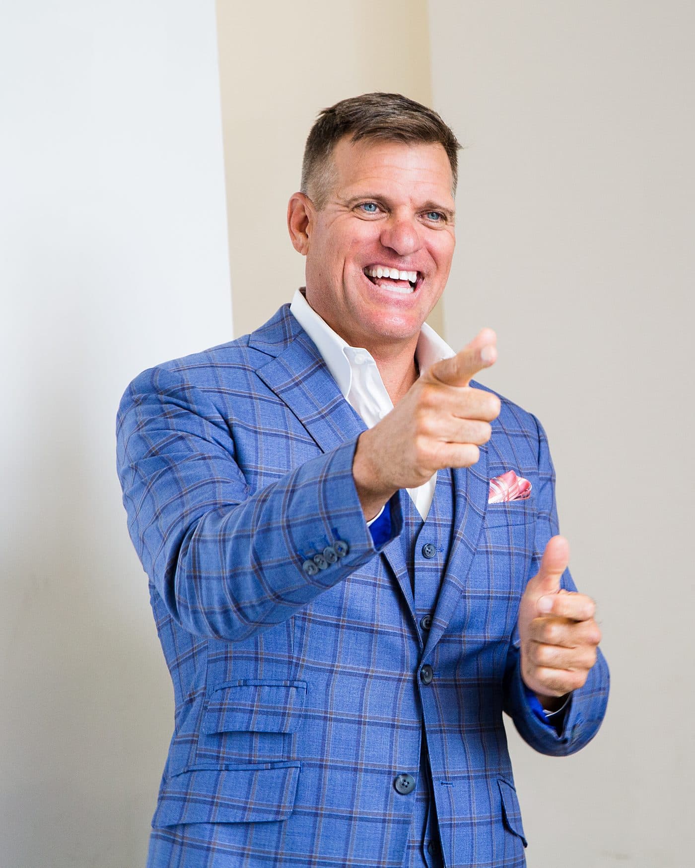 Dave VanHoose pointing straight at you: the timing is now